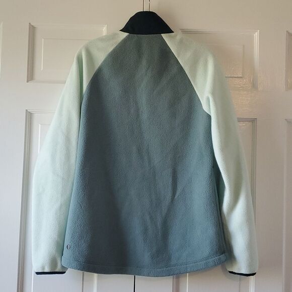 ALL IN MOTION POLARTEC GREEN FLEECE JACKET SIZE SMALL COLORBLOCK - Picture 3 of 9